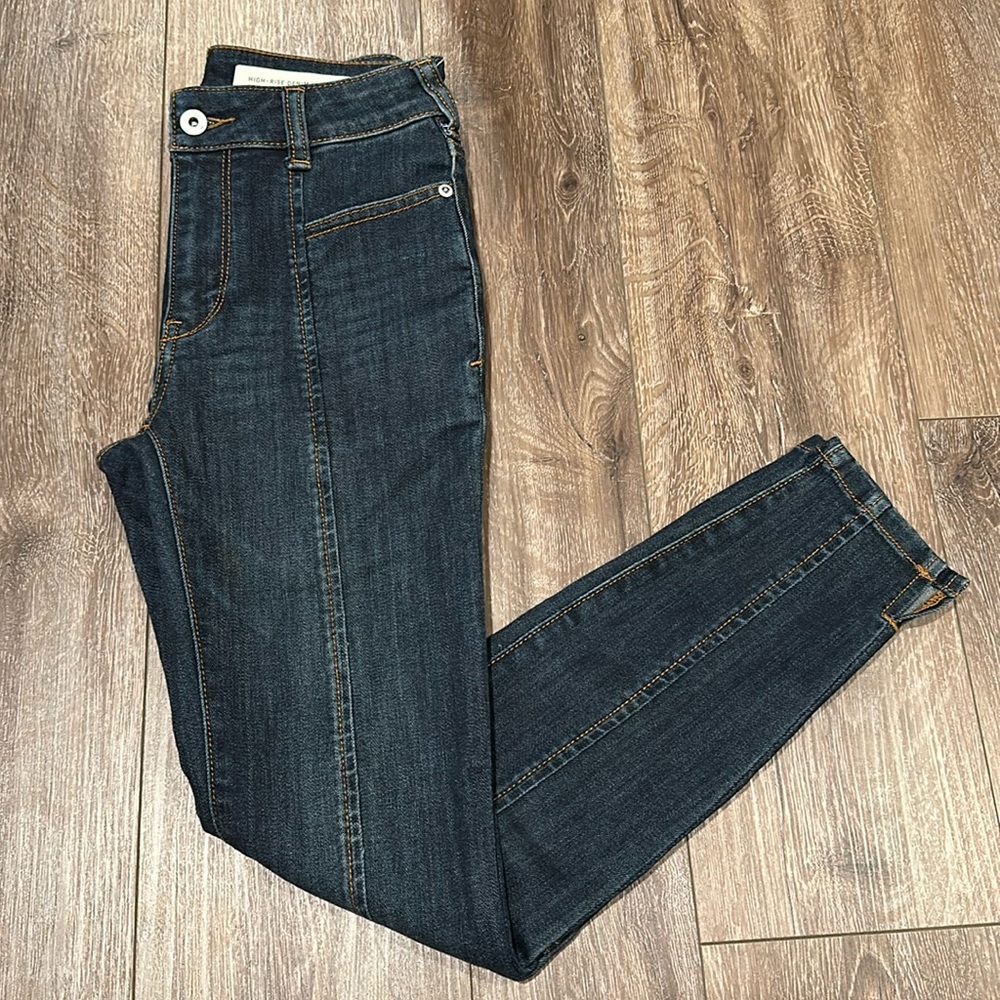 Pilcro by anthropology High Rise Denim legging jeans size:25